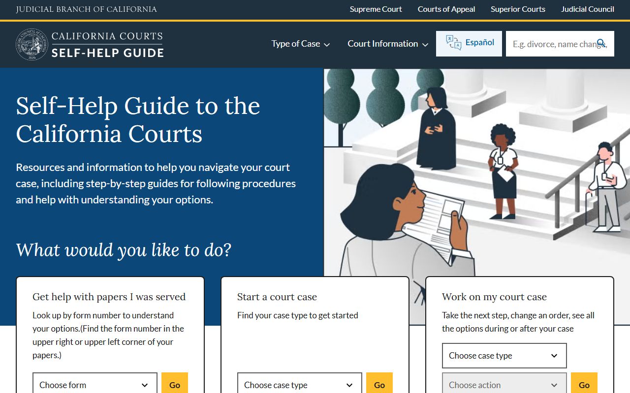 Stanislaus County Superior Court California Courts self-help homepage